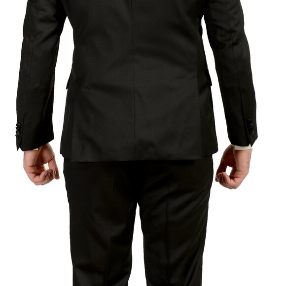 Hugo Boss Men's "Halven/Gentry" Black 100% Wool Tuxedo Suit US 40S IT 50S - Picture 6 of 12